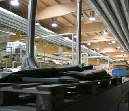 Solatube infinity motion caso Holteg e Holz Pichler Group interno