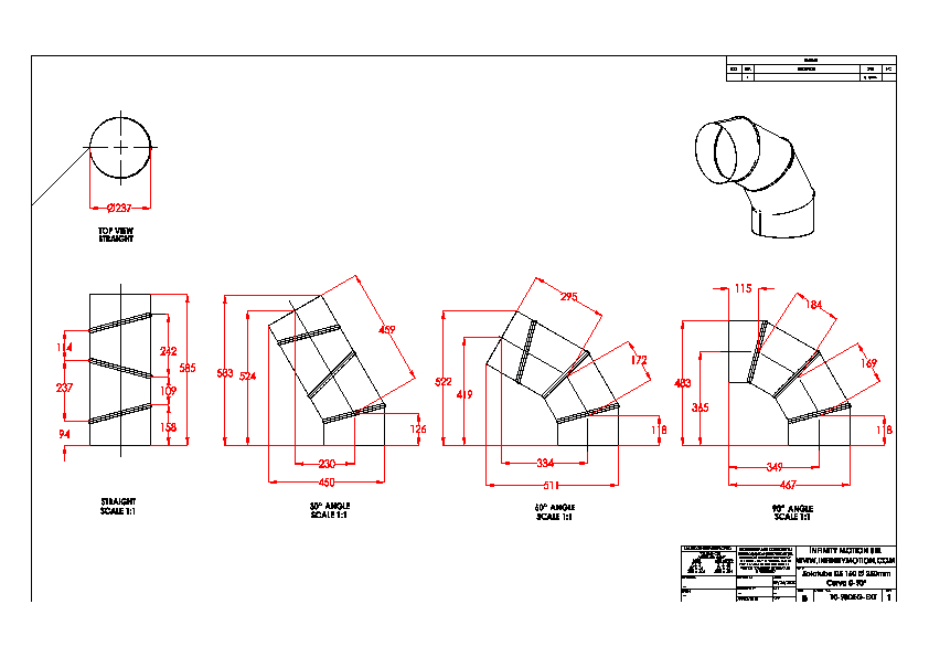 9 Solatube DS 160 Ø250mm Curva Variabile 0 90° Model